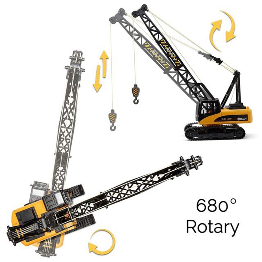 Telecontrol toys for reinforced concrete crane construction trucks