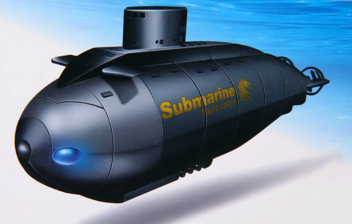 777 - 216 Wireless 40MHz Remote Control Mini Submarine Pigboat Model Toy