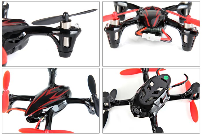 Hubsan x4 H107C Portable 4CH 6-Axis Gyro RC Quadcopter with 0.3MP HD Camera