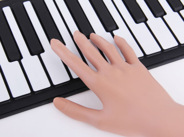 PA61 USB MIDI Roll Up Piano Kit with 66 Keys - 100 - 240V