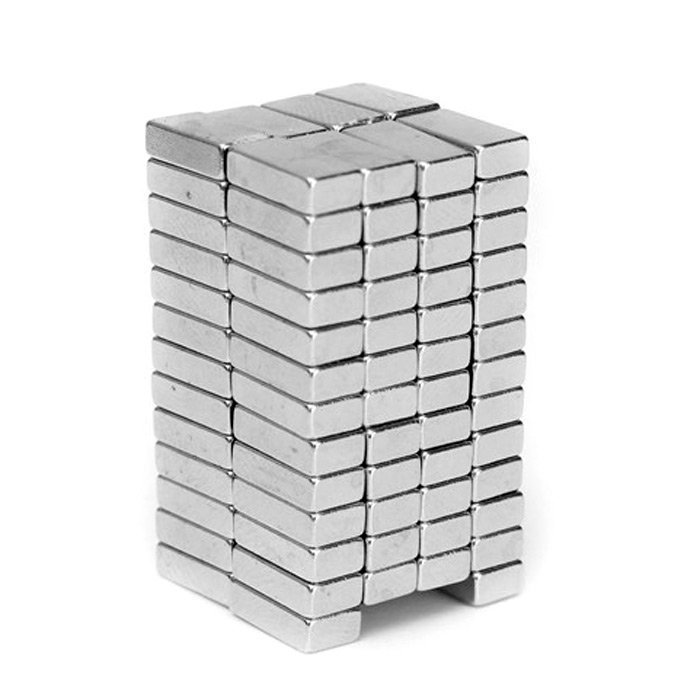 50PCS 8 x 3 x 2mm N35 Strong Block Magnets Rare Earth Neodymium