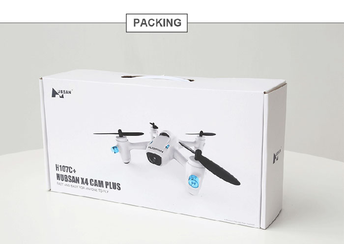 Hubsan X4 Camera Plus H107C+ 2.4GHz RC Quadcopter with 720P Camera - RTF