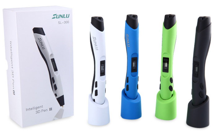 Sunlu SL - 300 Intelligent 3D Printer Pen Adjustable Spinning Speed