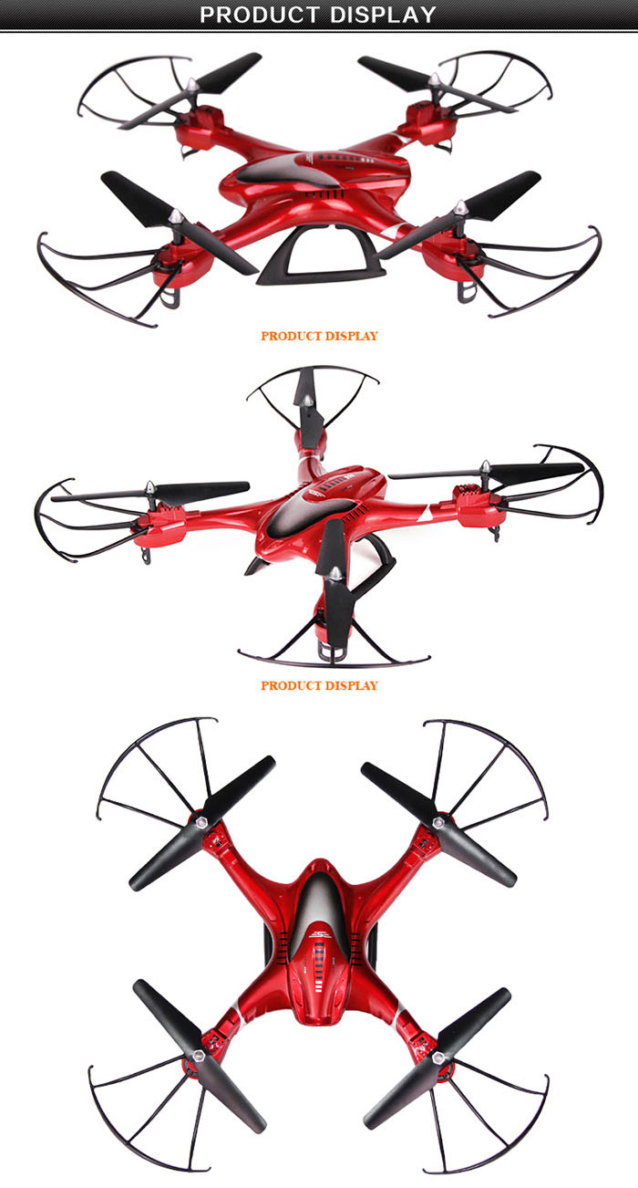 SJ X300 - 2CW 2.4GHz 4CH RC Quadcopter Drone WIFI Real-time Transmission with 0.3MP Camera