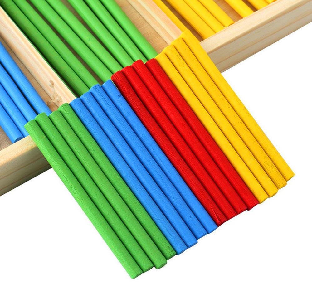 Montessori Mathematical Intelligence Stick Preschool Educational Toys