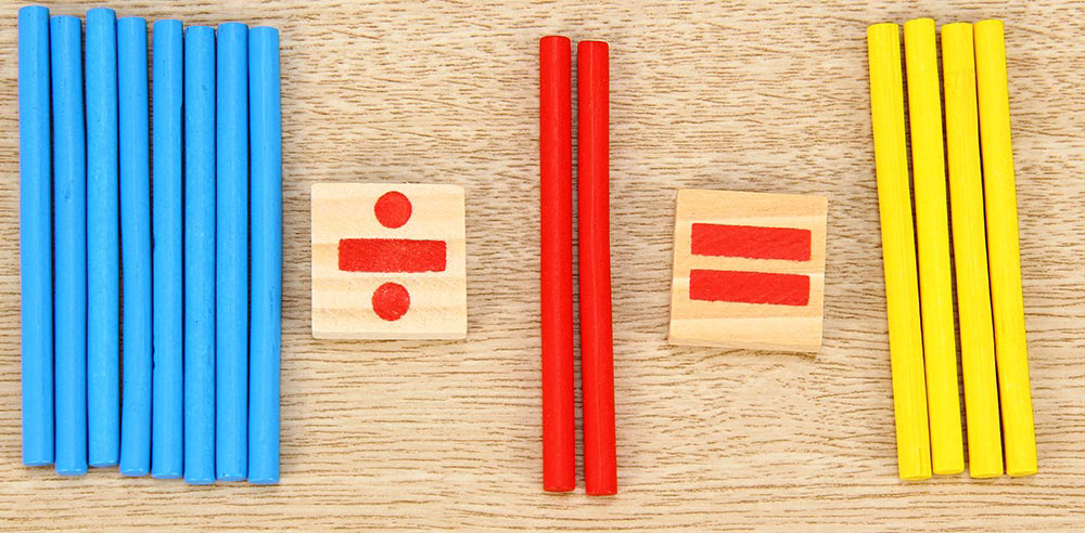 Montessori Mathematical Intelligence Stick Preschool Educational Toys