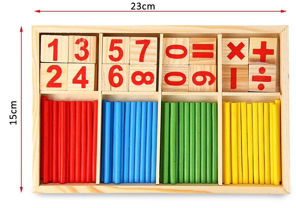 Montessori Mathematical Intelligence Stick Preschool Educational Toys