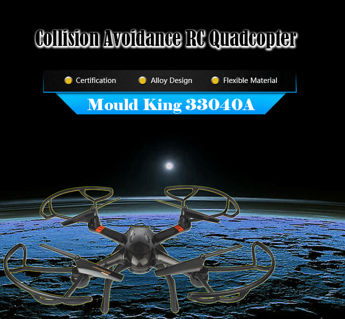 Mould King Super X 33040A 2.4GHz 4CH 4-axis RC Quadcopter with 360 Degree Flip LED Light