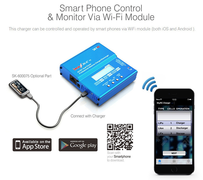 SKYRC iMAX B6AC V2 6A Balance Charger LCD Display Discharger for RC Model Battery