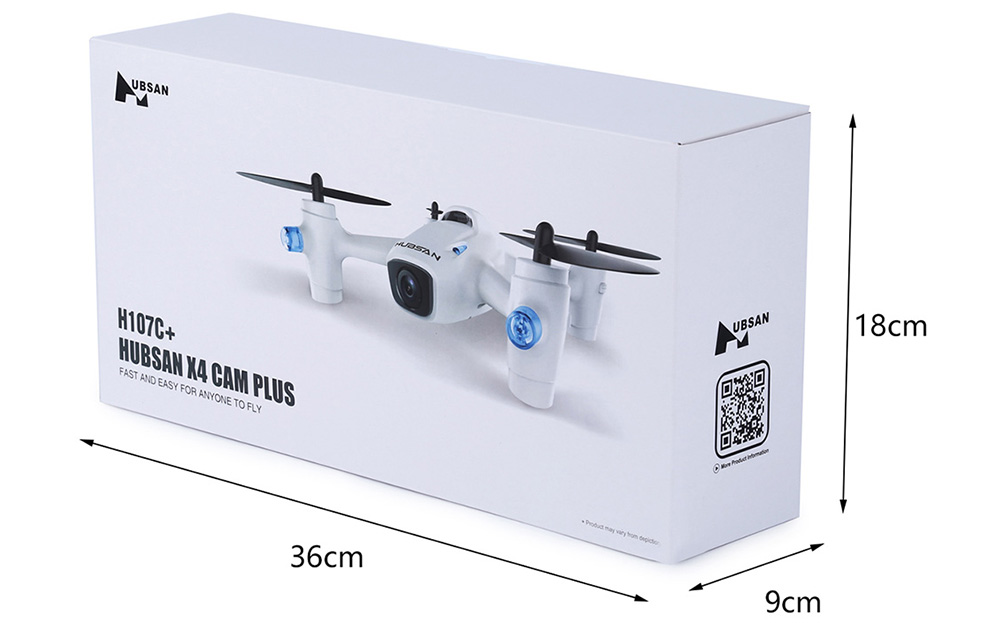 Hubsan X4 Camera Plus H107C+ 2.4GHz RC Quadcopter with 720P Camera - RTF