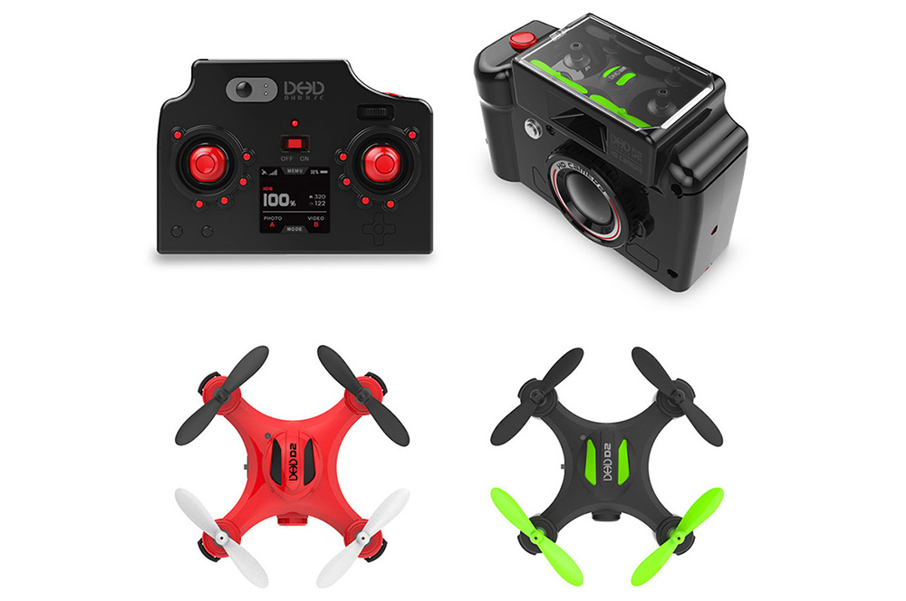 JJRC DHD D2 Mini 2MP Camera 2.4GHz 4 Channel 6 Axis Gyro Quadcopter 3D Rollover RTF Version
