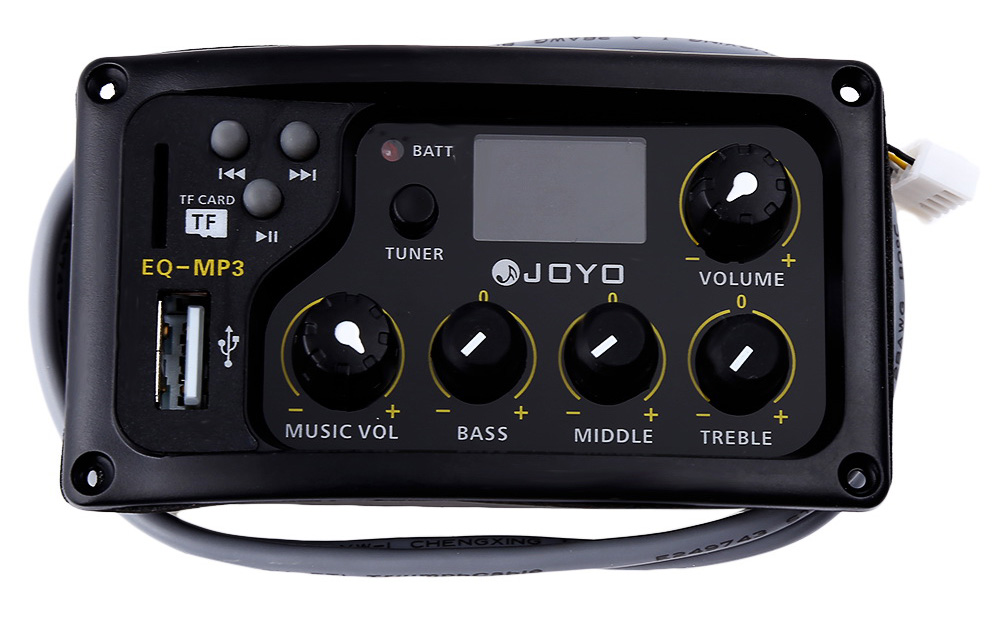JOYO EQ - MP3 LCD Digital 3 Band EQ Pickup Preamp with Tuning Function JOYO EQ - MP3 LCD Digital 3 Band EQ Pickup Preamp with Tuning Function