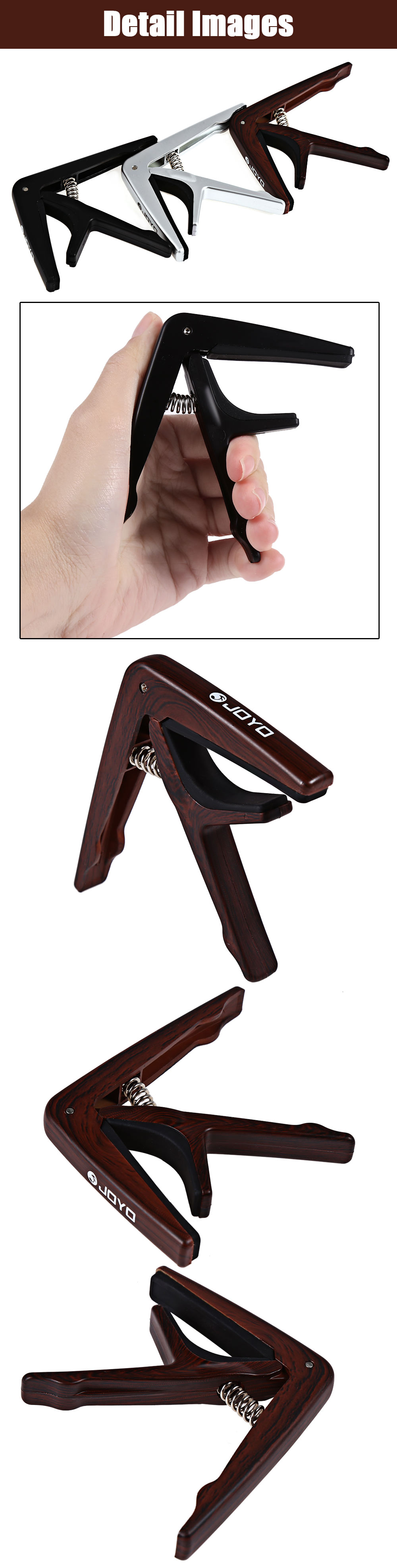 JOYO JCP - 01 Light Professional Capo with Pick for String Acoustic Electric Guitar