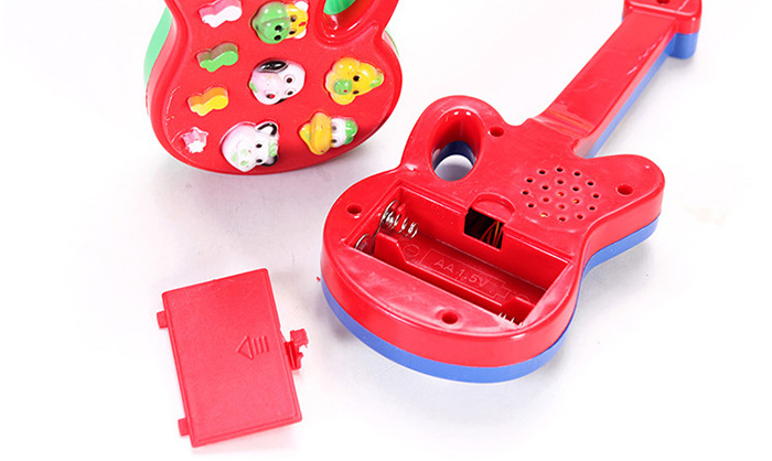 1PC Animal Button Electronic Guitar Early Educational Instrument Toy for Kid Child