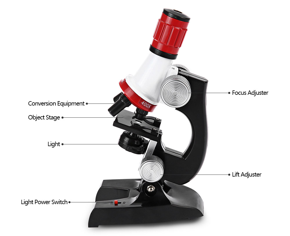 Kids Plastic 1200X Zoom Science Microscope