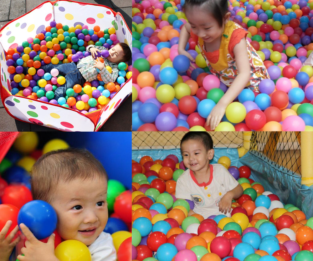 100pcs Baby Water Pool Ocean Wave Ball Toy