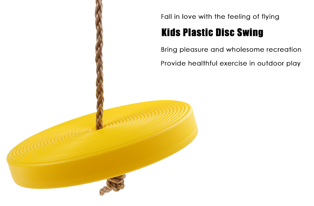 Children Plastic Disc Swing Hanging Seat Outdoor Toys Children Plastic Disc Swing Hanging Seat Outdoor Toys