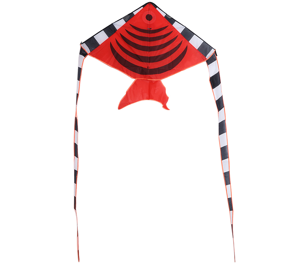 1.9m Carbon Steel Batfish Style Flying Kite Toy