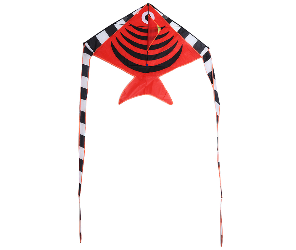 1.9m Carbon Steel Batfish Style Flying Kite Toy