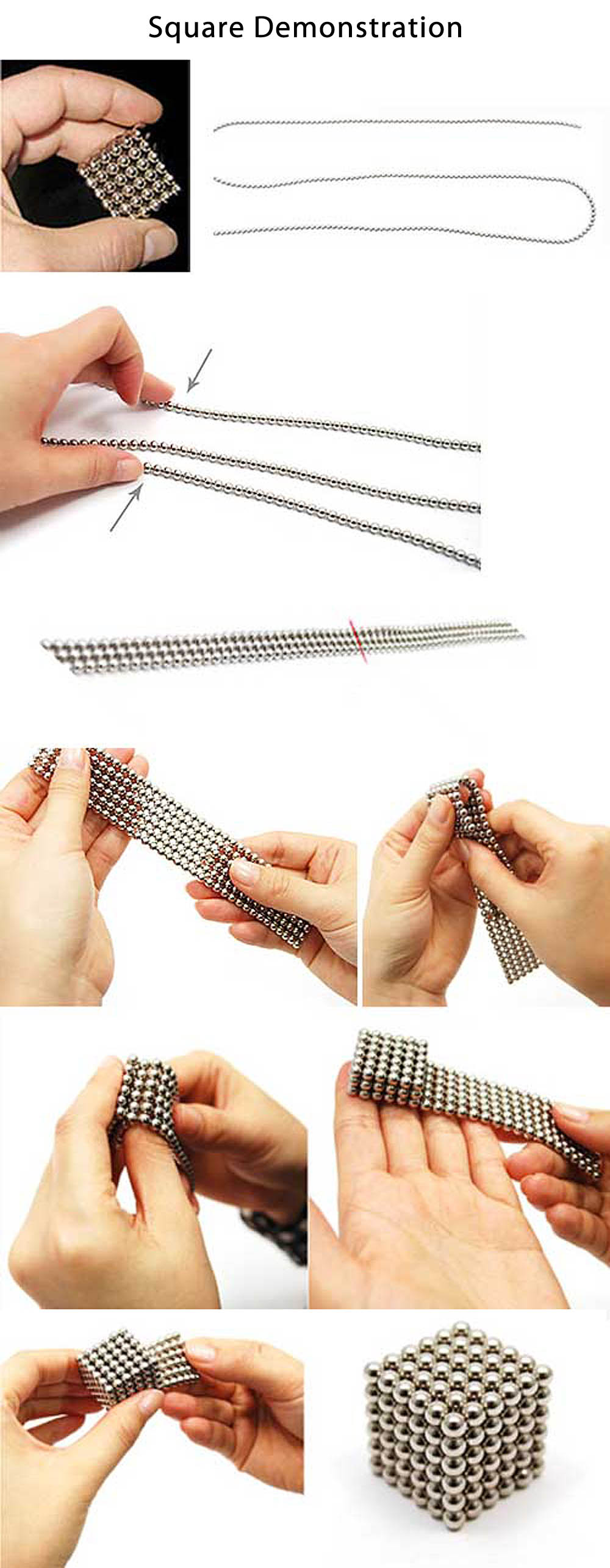 216pcs 5MM Magic Magnetic Magnet DIY Ball