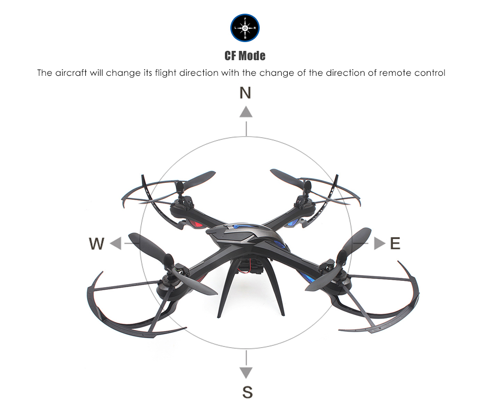 i Drone i8H 2.4GHz 4CH 6 Axis Gyro RC Quadcopter with HD Camera Air Press Altitude Hold WiFi Real Time Transmission