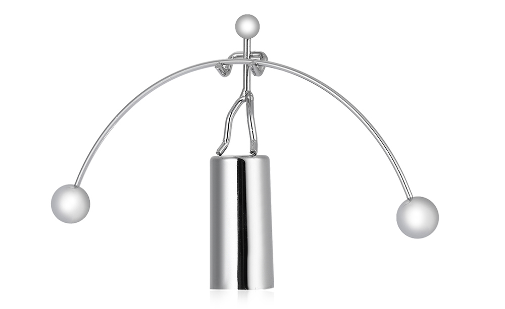 Dynamic Balancing Weightlifting Iron Man Pendulum Metal Physical Desktop Toy