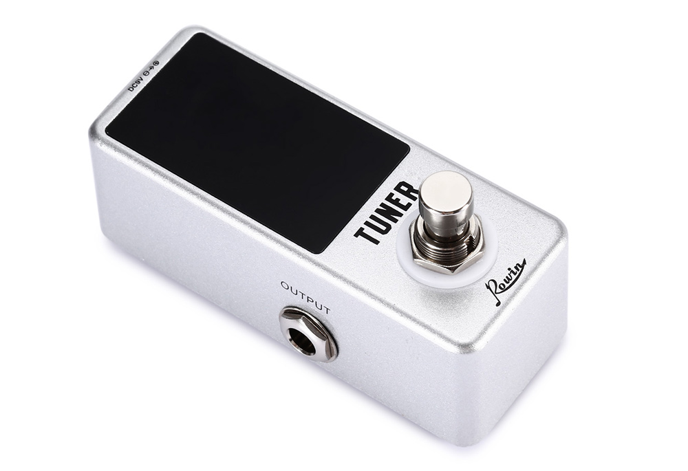 ROWIN LT - 910 LCD Screen Chromatic Guitar Pedal Tuner True Bypass ROWIN LT - 910 LCD Screen Chromatic Guitar Pedal Tuner True Bypass