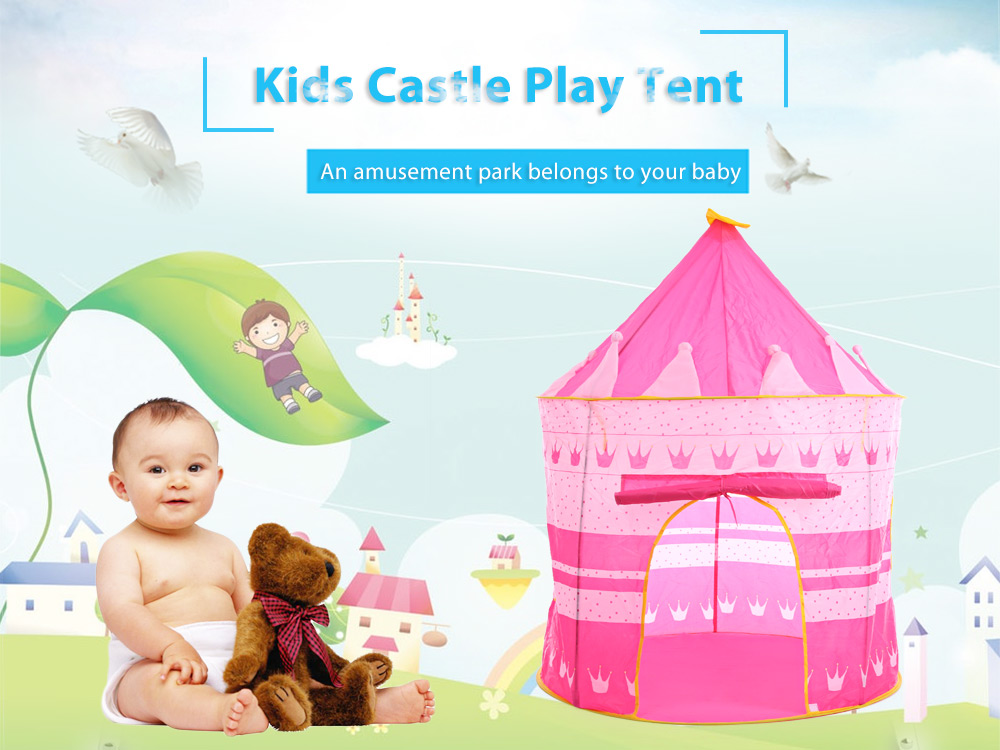 Kids Foldable Play House Portable Outdoor Indoor Toy Tent Castle Cubby Kids Foldable Play House Portable Outdoor Indoor Toy Tent Castle Cubby