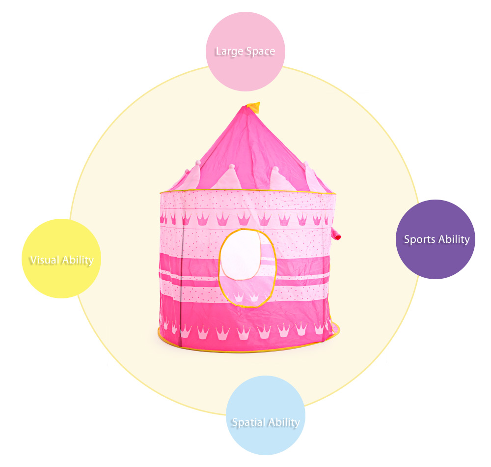 Kids Foldable Play House Portable Outdoor Indoor Toy Tent Castle Cubby Kids Foldable Play House Portable Outdoor Indoor Toy Tent Castle Cubby