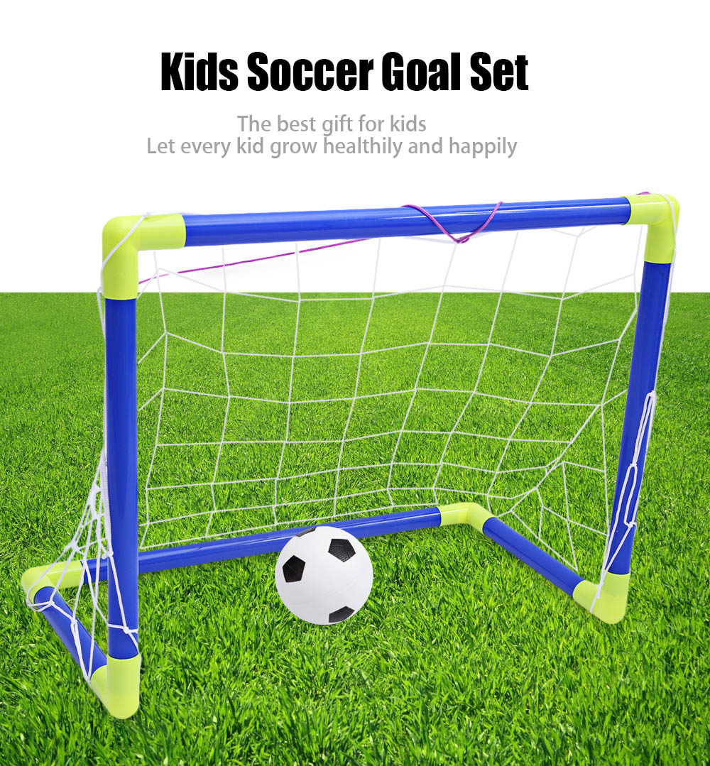 Anjanle Children Mini Portable Soccer Goal Net Set Indoor Outdoor Sport Toy