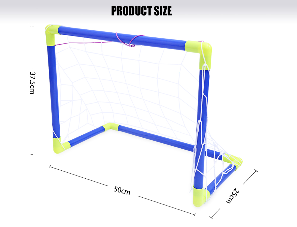 Anjanle Children Mini Portable Soccer Goal Net Set Indoor Outdoor Sport Toy