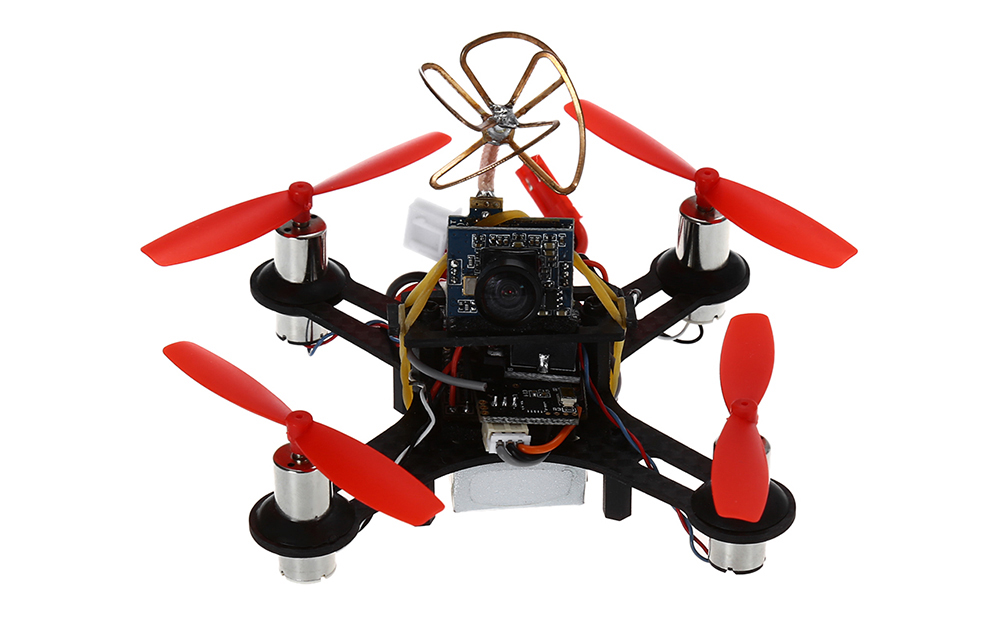 Tiny QX90 90mm Micro Racing Drone BNF Based on F3 FC / Transmitter with 520TVL Camera Combo