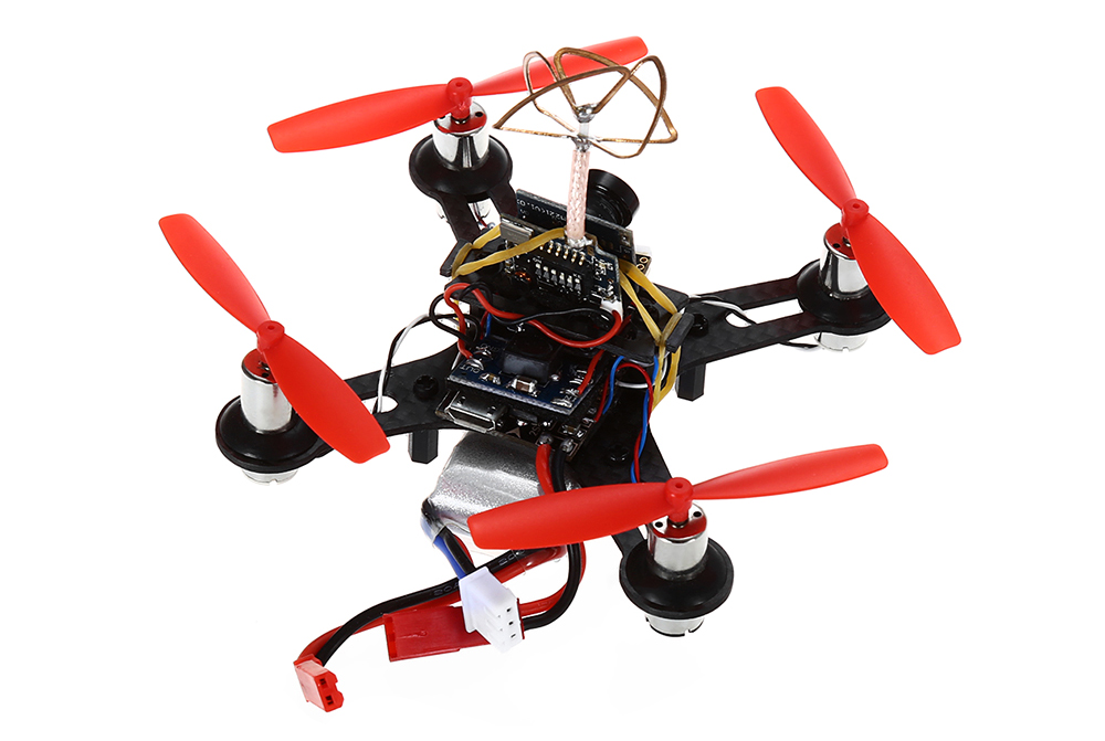 Tiny QX90 90mm Micro Racing Drone BNF Based on F3 FC / Transmitter with 520TVL Camera Combo