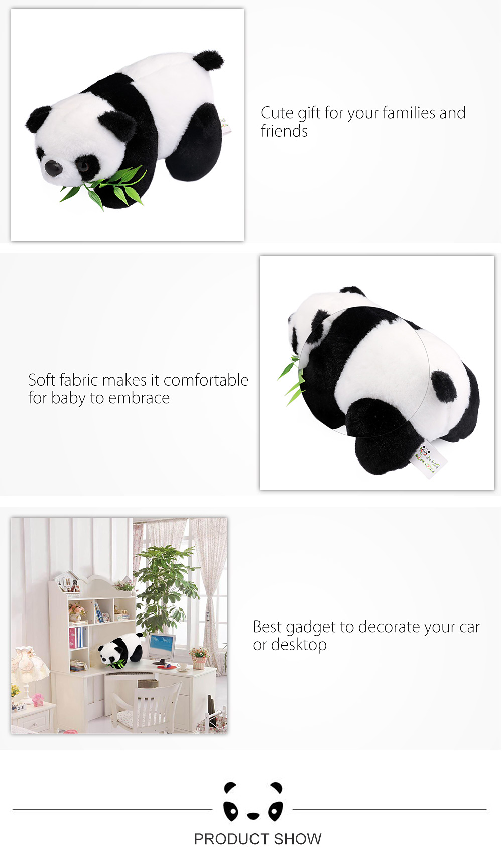 18cm Baby Stuffed Cute Mini Panda Plush Doll Toy Birthday Christmas Gift 18cm Baby Stuffed Cute Mini Panda Plush Doll Toy Birthday Christmas Gift