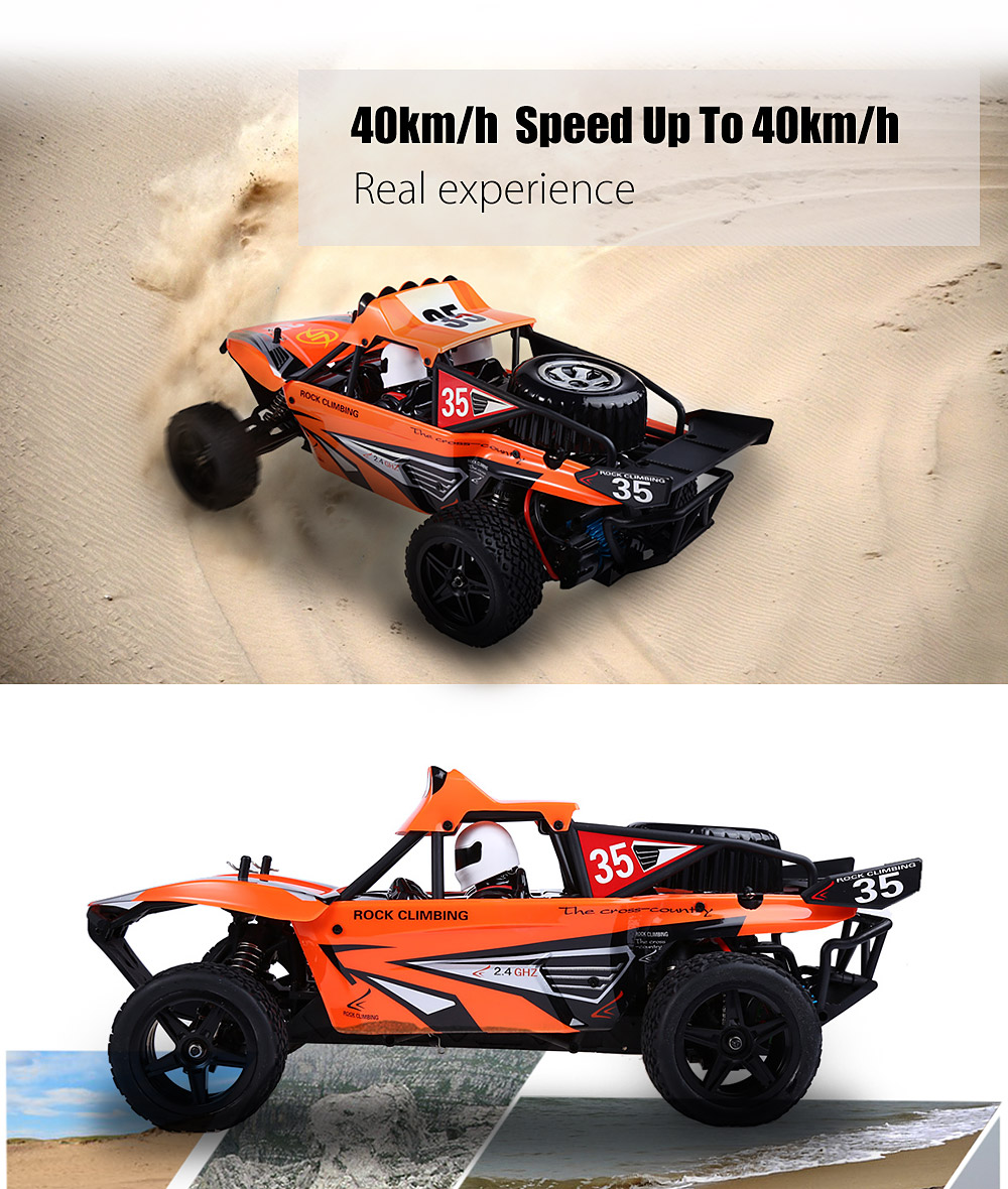 WLtoys K959 2.4GHz 1:12 2WD RTR 40KM/H Remote Control Climb Truck Off-road Vehicle