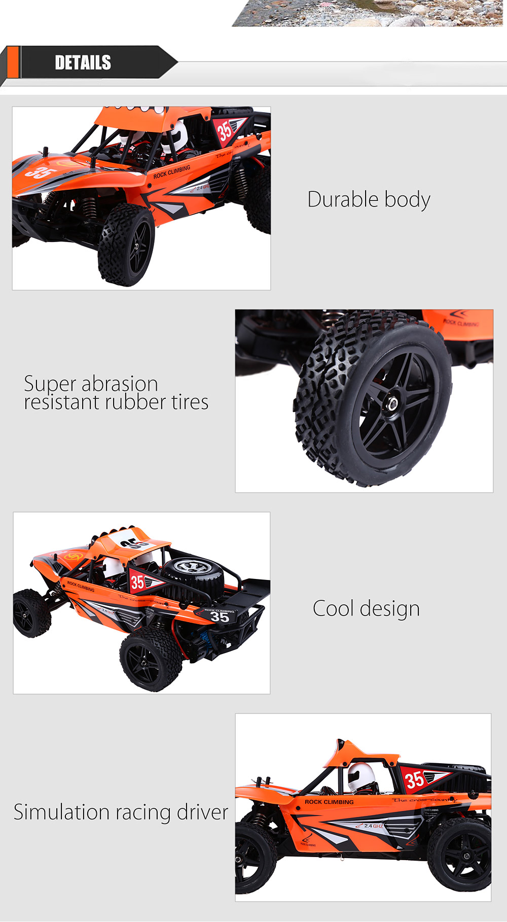 WLtoys K959 2.4GHz 1:12 2WD RTR 40KM/H Remote Control Climb Truck Off-road Vehicle