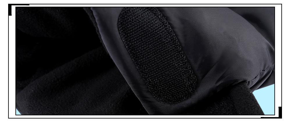 Waterproof Pure Color Chunky Plush Stroller Warmer Pushchair Gloves Waterproof Pure Color Chunky Plush Stroller Warmer Pushchair Gloves