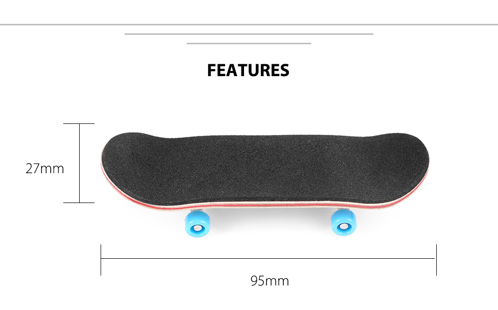 Wooden Tech Deck Finger Skateboard