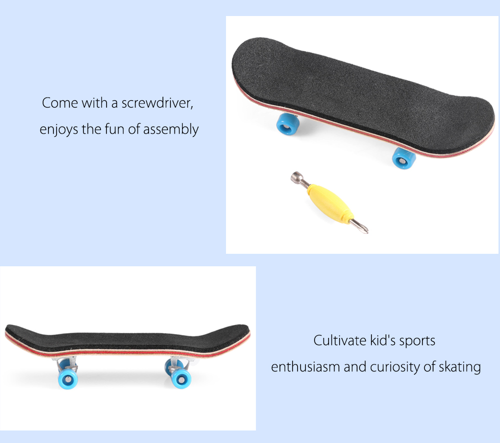 Wooden Tech Deck Finger Skateboard