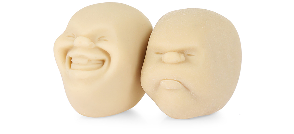 Caomaru Vent Human Face Ball Anti-stress Ball of Japanese Design