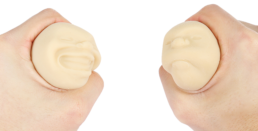 Caomaru Vent Human Face Ball Anti-stress Ball of Japanese Design