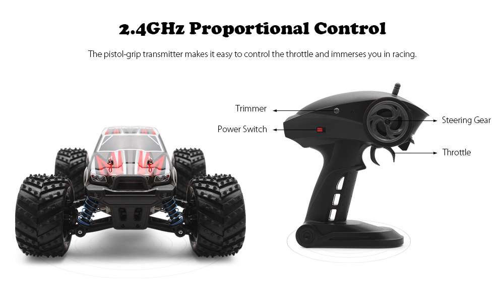 PXtoys 9300 1:18 4WD RC Racing Car RTR 40km/h / 2.4GHz Full Proportional Control PXtoys 9300 1:18 4WD RC Racing Car RTR 40km/h / 2.4GHz Full Proportional Control