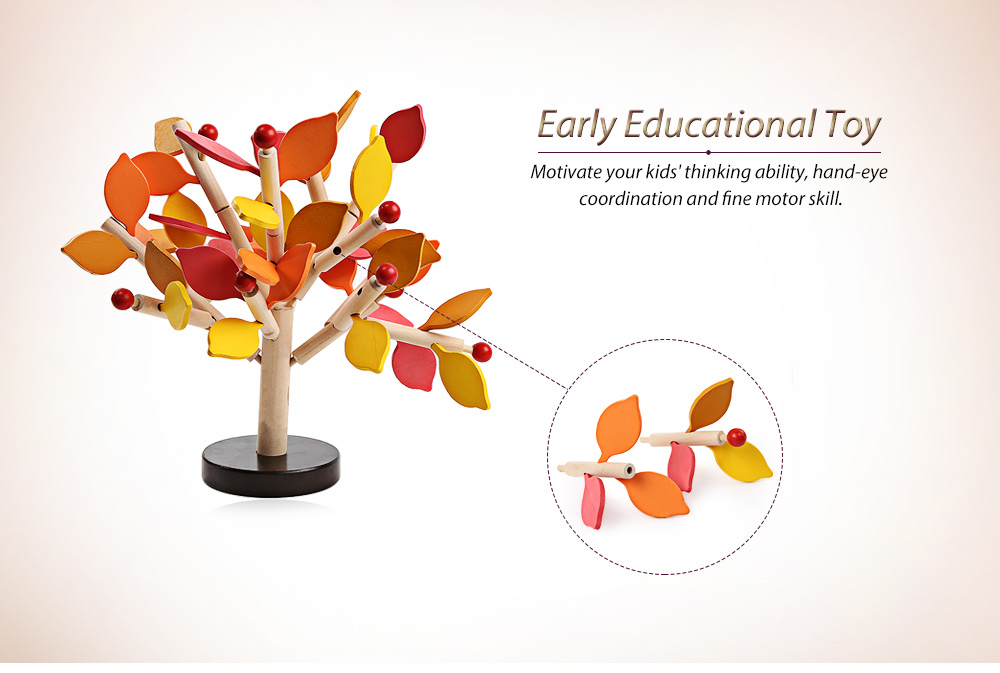 Youlebi Wooden Wisdom Tree Puzzle Inserted Blocks Child Early Educational Toy Youlebi Wooden Wisdom Tree Puzzle Inserted Blocks Child Early Educational Toy