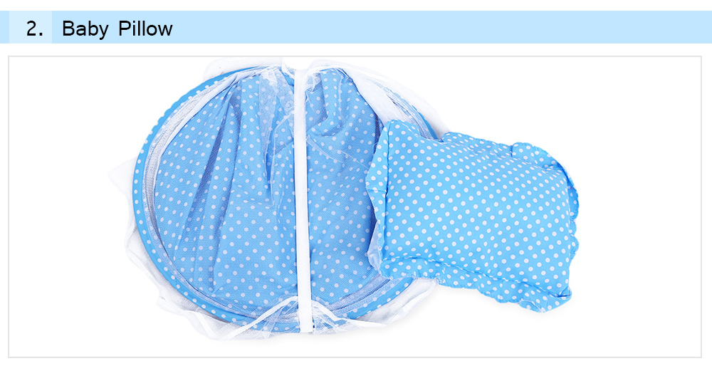 4pcs Portable Type Comfortable Babies Pad with Sealed Mosquito Net 4pcs Portable Type Comfortable Babies Pad with Sealed Mosquito Net