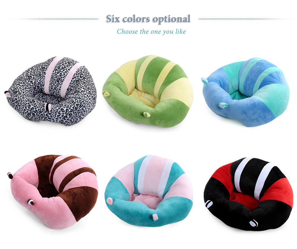 Cute Children Portable Soft Sofa Floor Seat Cushion Plush Toy Birthday Gift