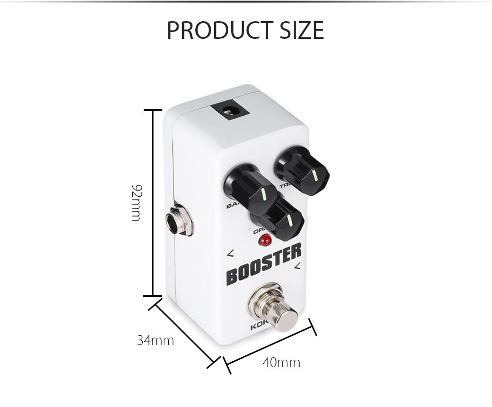 Flanger KOKKO Booster Pure Analog Circuit True Bypass Design Mini Guitar Effect Pedal