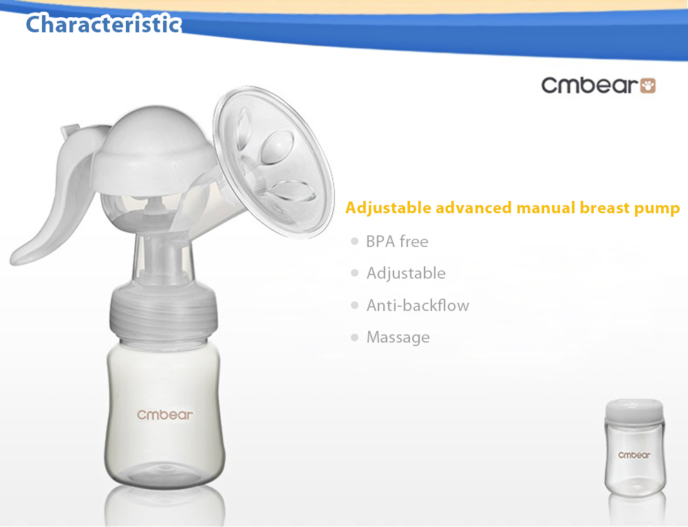 Cmbear Portable BPA Free Adjustable Advanced Manual Breast Pump Cmbear Portable BPA Free Adjustable Advanced Manual Breast Pump