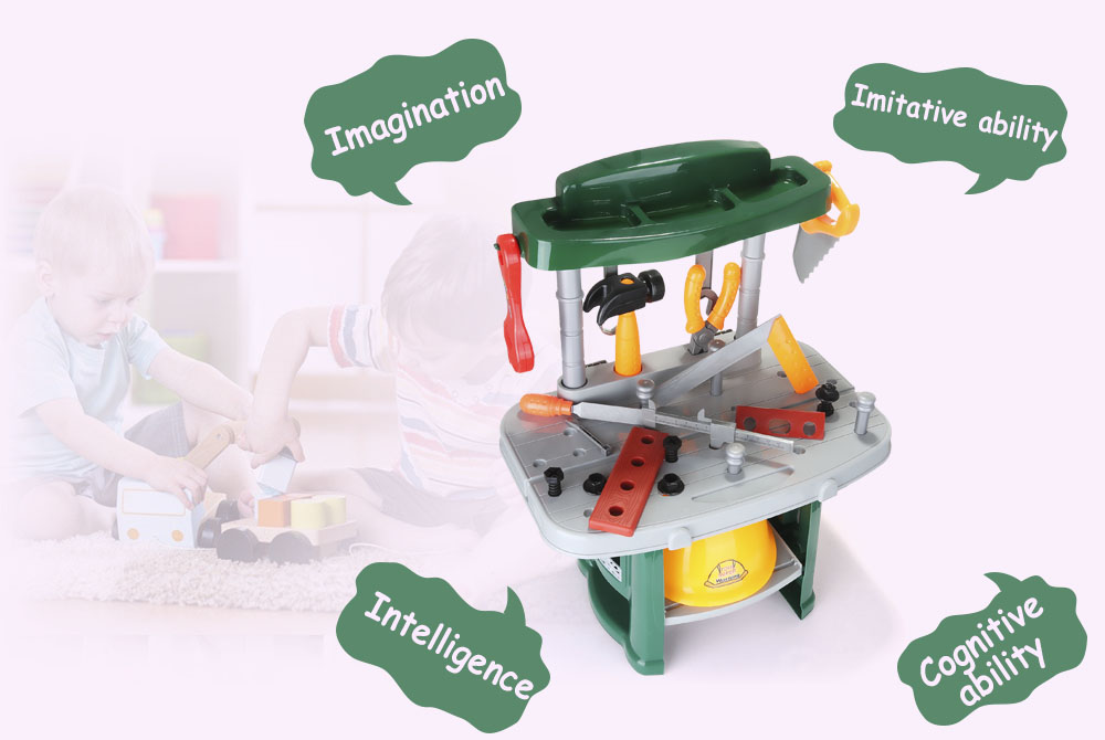 ranxian Child Luxury Simulation Repair Tools Kit Pretend Play Toy Birthday Present