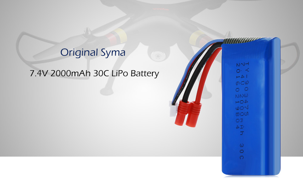 Rechargeable 7.4V 2000mAh for SYMA X8C X8G X8HG RC Quadcopter