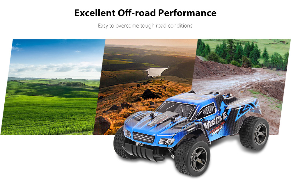 Jule UJ99 - 2812B 2.4GHz 1:20 RC Car RTR 20km/h / Shock Absorber / Impact-resistant PVC Shell